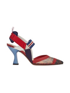 Fendi туфли с ремешком на щиколотке Zucca