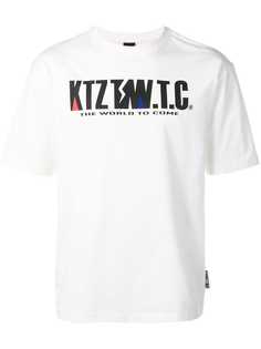 KTZ футболка с принтом логотипа