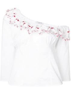 Vivetta топ на одно плечо с оборками