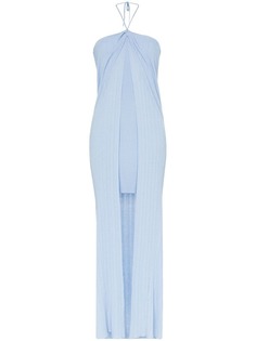 Jacquemus приталенное платье ребристой вязки