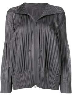 Pleats Please By Issey Miyake куртка Fluffy Basics с капюшоном