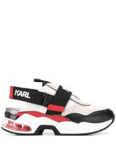 Karl Lagerfeld беговые кроссовки с ремешком на пятке