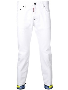 Dsquared2 джинсы с вышивкой сзади