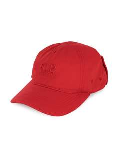 Cp Company Kids кепка с логотипом и вставкой в виде очков