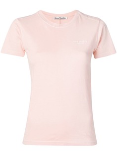 Acne Studios футболка с вышитым логотипом