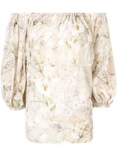 Alexander McQueen блузка с открытыми плечами