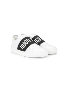 Boss Hugo Boss кроссовки с ремешком и логотипом