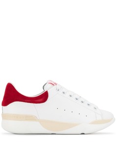 Aniye By кроссовки на танкетке с контрастными вставками