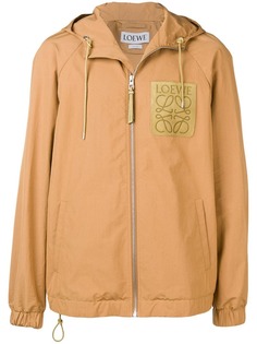 Loewe куртка с капюшоном и нашивкой-логотипом