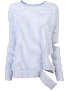 Zoe Jordan трикотажный свитер с вырезом