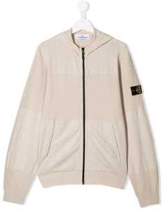 Stone Island Junior трикотажная толстовка с капюшоном