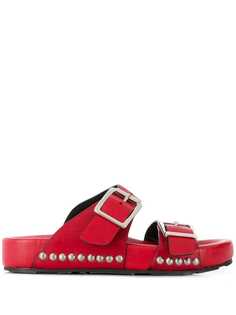 Alexander McQueen сандалии-слипоны с пряжкой