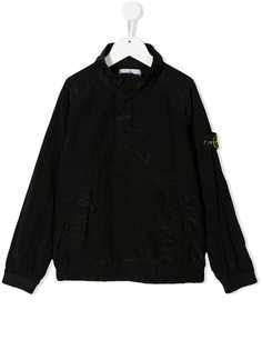 Stone Island Junior куртка с нашивкой-логотипом