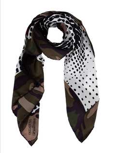 Fornasetti шарф с изображением губ