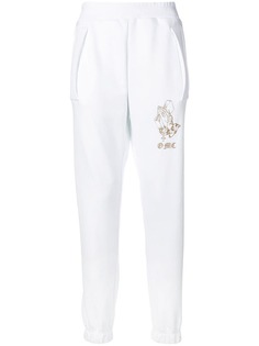 Omc спортивные брюки с вышивкой