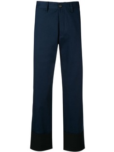 Loewe брюки чинос с подворотами