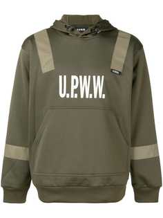 U.P.W.W. logo print hoodie