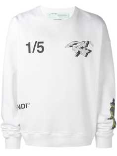 Off-White толстовка с принтом