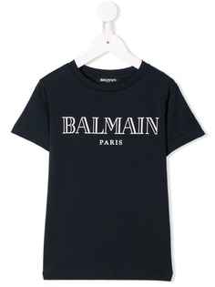 Balmain Kids футболка с логотипом
