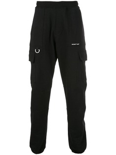 Off-White брюки карго с логотипом