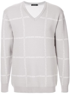 Loveless свитер с вышитым логотипом