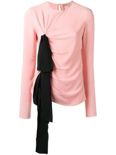 Nº21 топ с бантом и сборками