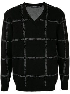 Loveless свитер с вышитым логотипом