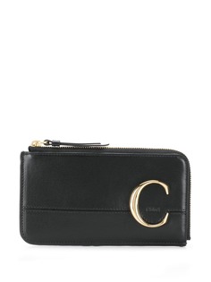 Chloé картхолдер с логотипом C