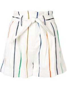 Derek Lam 10 Crosby полосатые шорты с поясом