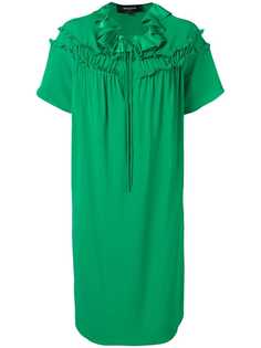 Rochas платье трапеция с оборками