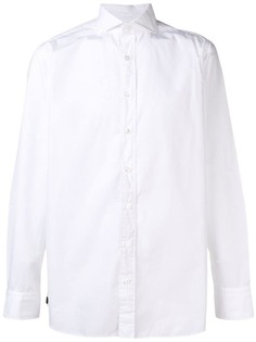 Lardini рубашка с заостренным воротником