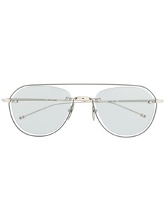 Thom Browne Eyewear солнцезащитные очки-авиаторы