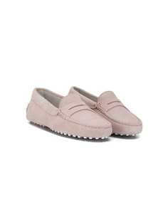 Tods Kids замшевые лоферы