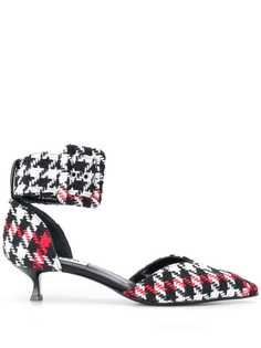 MSGM туфли-лодочки в ломаную клетку