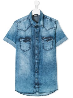 Diesel Kids джинсовая рубашка