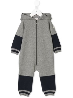 Moncler Kids hooded romper