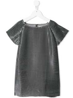 Karl Lagerfeld Kids платье с эффектом металлик
