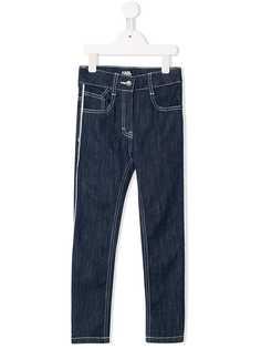 Karl Lagerfeld Kids джинсы с контрастной строчкой