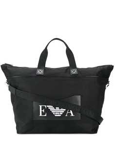 Emporio Armani большая дорожная сумка с логотипом