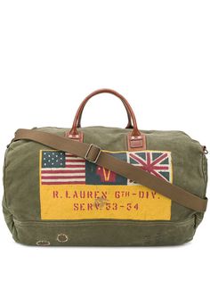 Polo Ralph Lauren дорожная сумка с принтом