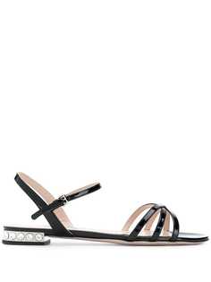 Miu Miu embellished heel sandals