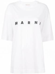 Marni футболка с логотипом