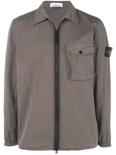 Stone Island куртка-рубашка на молнии