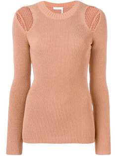 See By Chloé джемпер с вырезными деталями на плечах