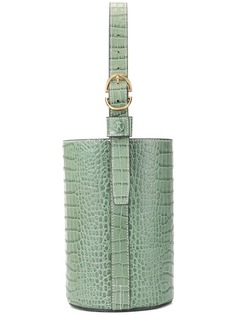 Trademark croc-embossed bucket Bag