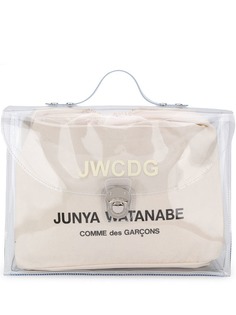 Junya Watanabe logo print messenger bag