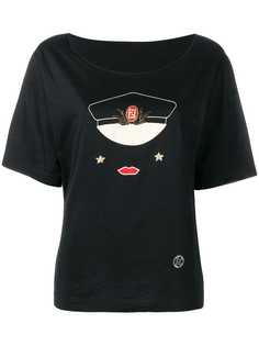 Fendi Vintage 1980s hat printed T-shirt