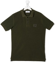 Stone Island Junior рубашка-поло с логотипом