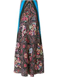 Etro юбка макси с принтом пейсли