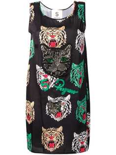 5 Progress tiger print short dress